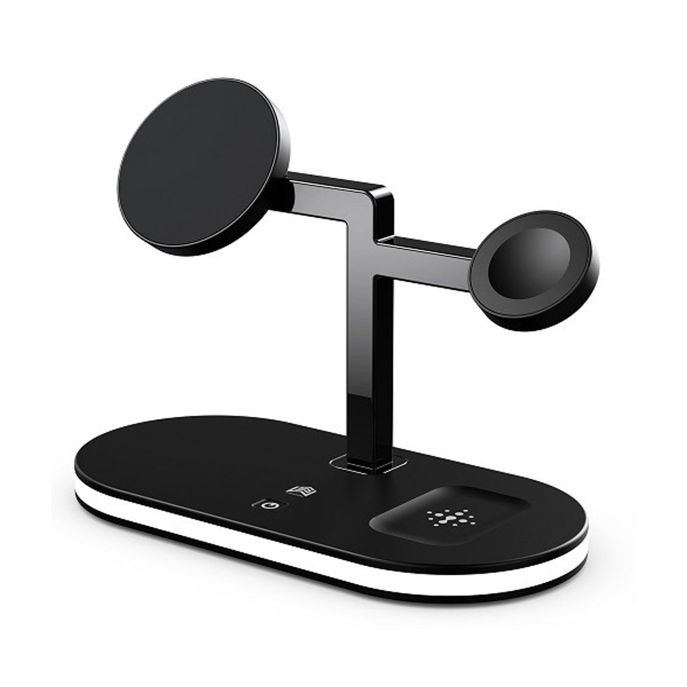 4 in 1 Aluminum Alloy Magnetic Wireless Charger Stand – Charge Everything at Once